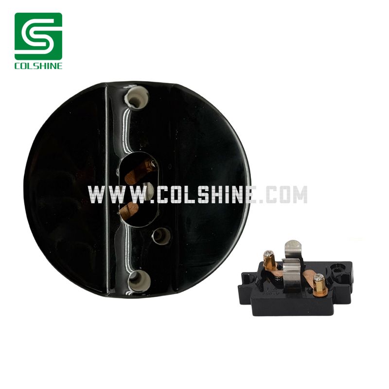 Porcelain S14d Linestra Mirror Light Holder – Surface Mounted Lamp Socket